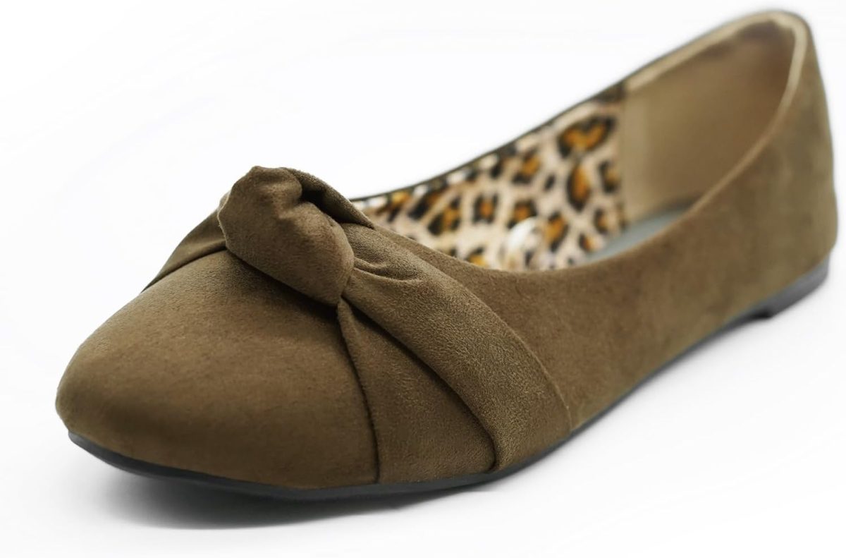 Women's flats with knot front Cute Ballet Flats for Women Casual or  shoes for women Comfortable flats Women's shoes - Image 1