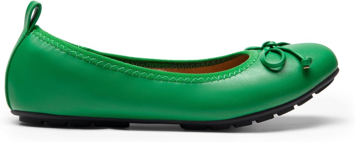 Women's Flats, Foldable Ballet Flats for Women, Bowknot Round Toe Comfort Light Weight Slip-On Dress Shoes - Image 2