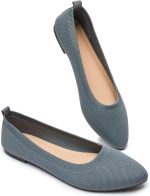 Women's Mesh Flats Shoes Pointed-Toe Dress Shoes for Women Black Flats Shoes Comfortable Memory Foam Flats Shoes